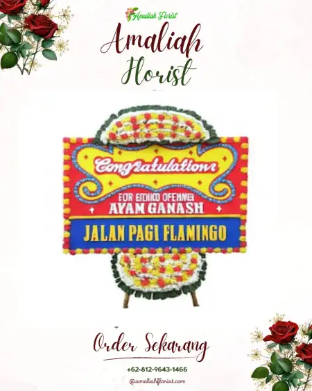 Sewa Papan Bunga Bawolato