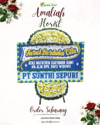 Papan Bunga Duka di Bawolato