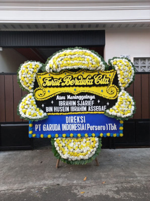 Papan Bunga Duka di Bawolato