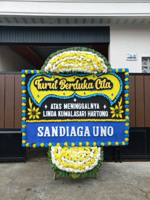 Papan Bunga Duka di Bawolato